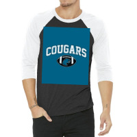 Cougars  Playmakers Poster 3/4 Sleeve Shirt | Artistshot