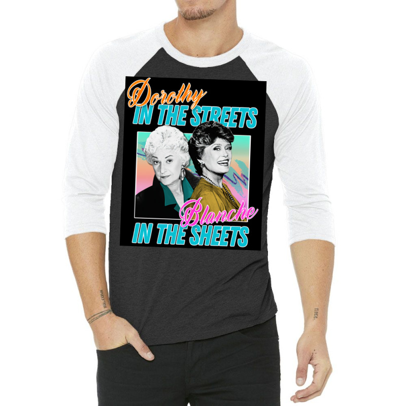 Golden Girl Classic Poster Summer 3/4 Sleeve Shirt by persiefennink | Artistshot