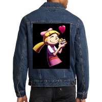 Helga G Pataki Poster Red Men Denim Jacket | Artistshot