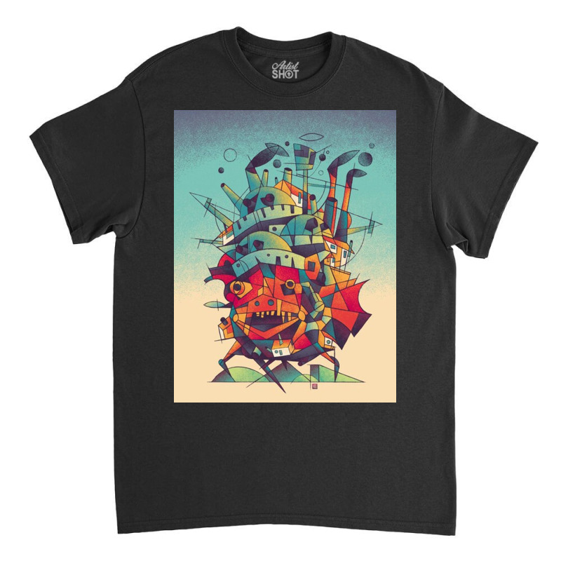 Moving Castle Classic T-shirt by martineliton | Artistshot