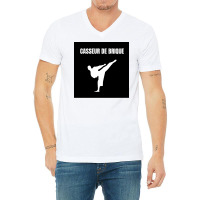 Karateka Poster Humor V-neck Tee | Artistshot