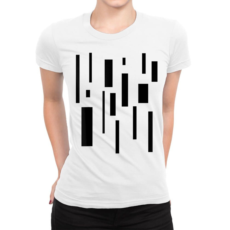 Abstract Art Geometry Rectangle Chaos Minimalism T Shirt Ladies Fitted T-Shirt by barrydygertkkx | Artistshot