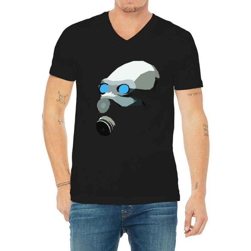 Combine Helmet Halflife 2 Essential V-Neck Tee by JohannaMay | Artistshot