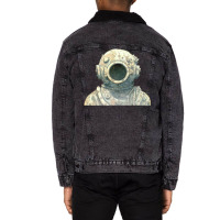 Deep Sea Diver Unisex Sherpa-lined Denim Jacket | Artistshot