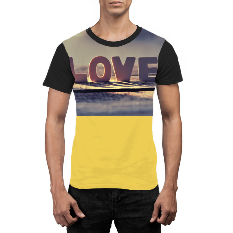 Love Poster Vintage Graphic T-shirt by persiefennink | Artistshot