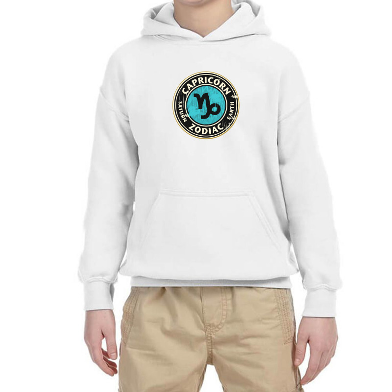 Capricorn 80s Youth Hoodie | Artistshot