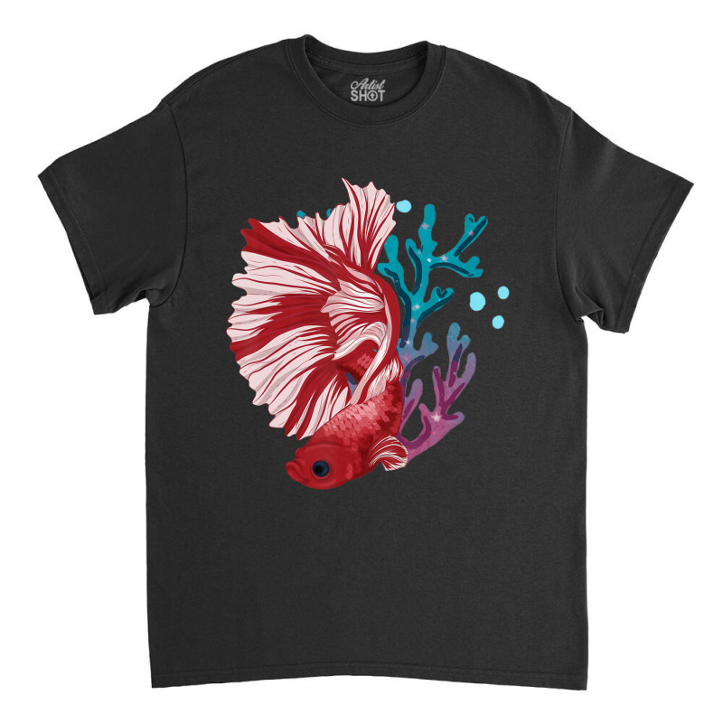 Trending Aquarium Betta Fish Lover Freshwater Fish Betta Fish Classic T-shirt by Berrios Crisp | Artistshot