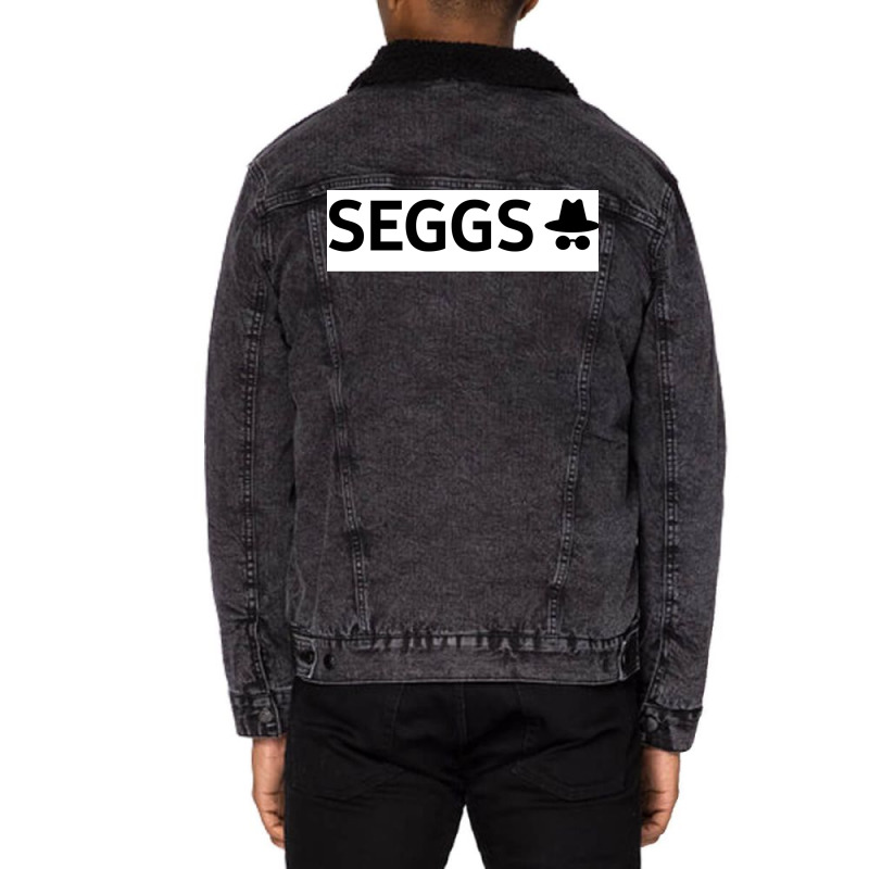 Seggs Nice Seggs Funny Tshirt Poster Girl Unisex Sherpa-lined Denim Jacket | Artistshot