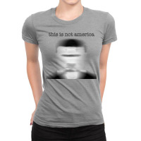 This Is Not America Claes Bang (motion Blur) Classic T Ladies Fitted T-shirt | Artistshot