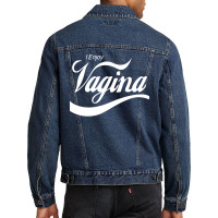 I Enjoy Vagina Men Denim Jacket | Artistshot