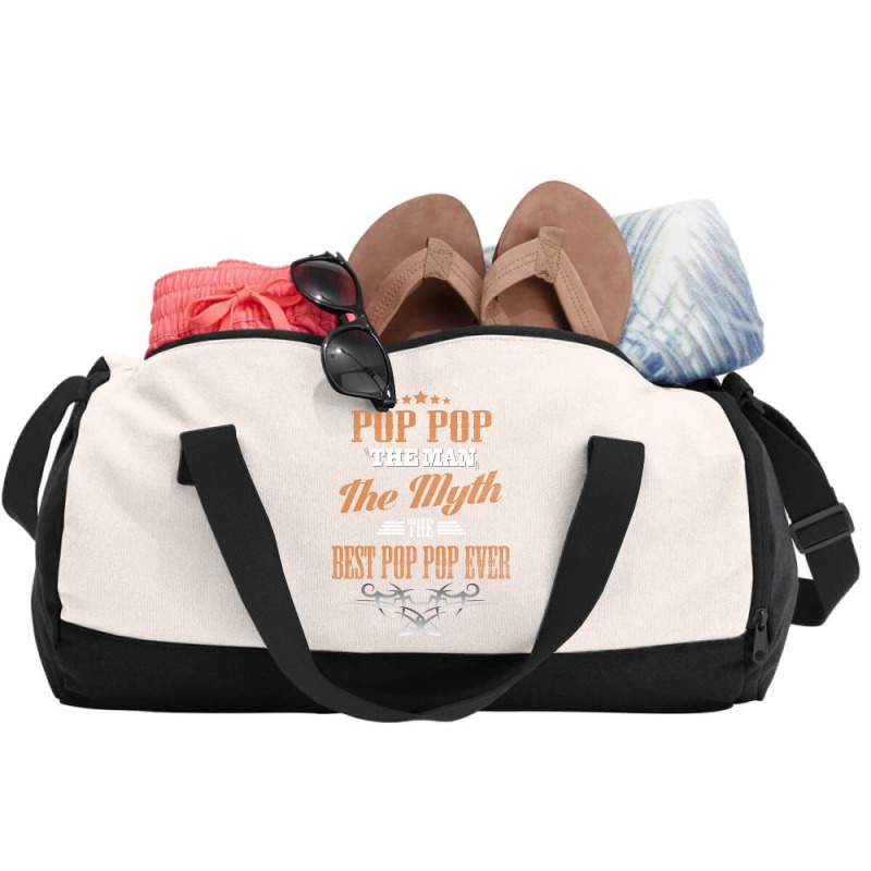 Pop Pop The Man The Myth Best Pop Pop Ever Duffel Bag | Artistshot