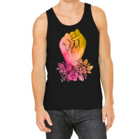 Floral Fist In Watercolor Tank Top | Artistshot