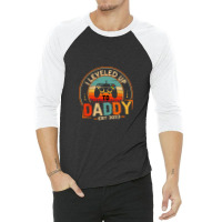 I Leveled Up To Daddy 2022 New Daddy 3/4 Sleeve Shirt | Artistshot