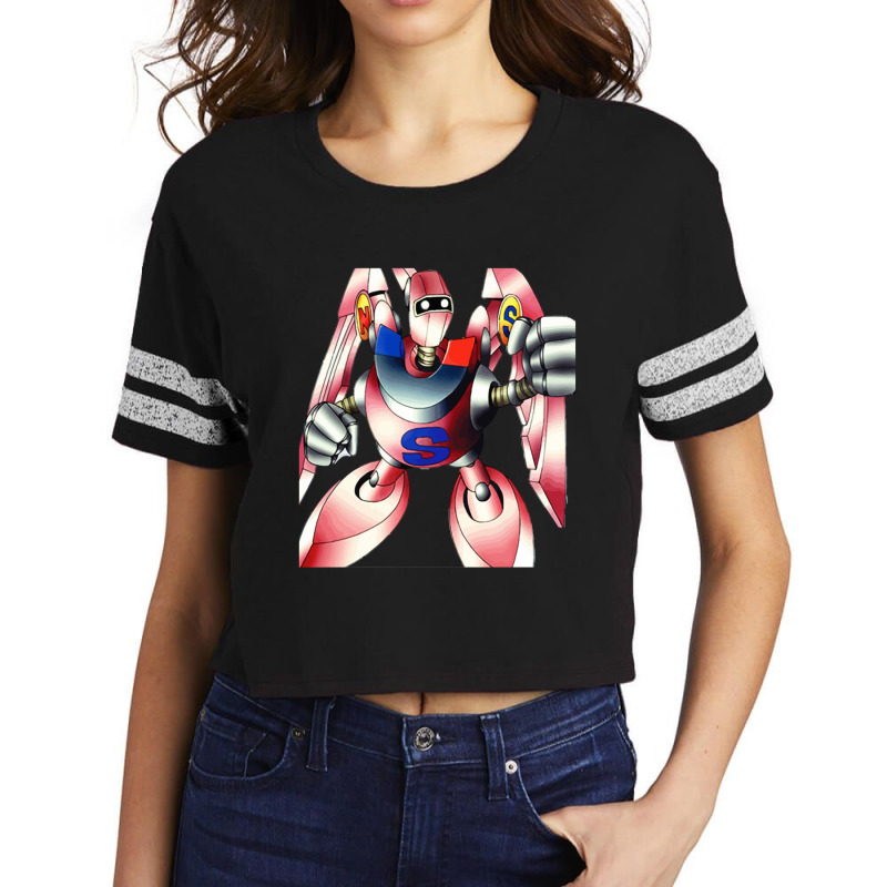 Gamma The Magnet Warrior 1 Scorecard Crop Tee by SandraMarianela | Artistshot