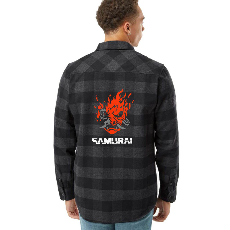 Cyberpunk Samurai Flannel Shirt by ChristopherScottoLavino | Artistshot