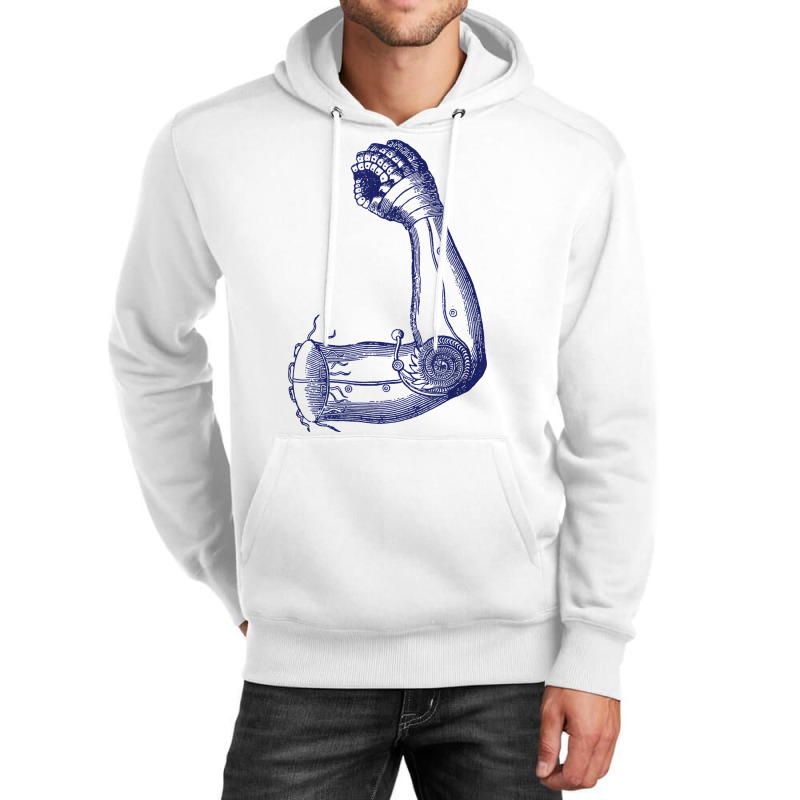 Biomechatronics Retro Mechanical Arm Steampunk Flexed Biceps T Shirt Unisex Hoodie | Artistshot