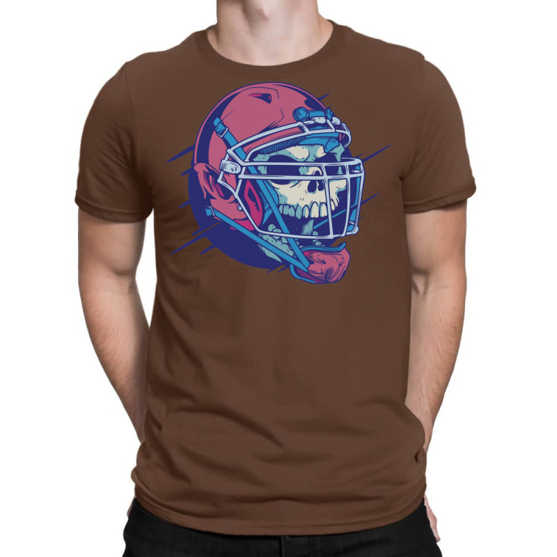 Football Helmet 8 T-Shirt by elkiingahiroo | Artistshot