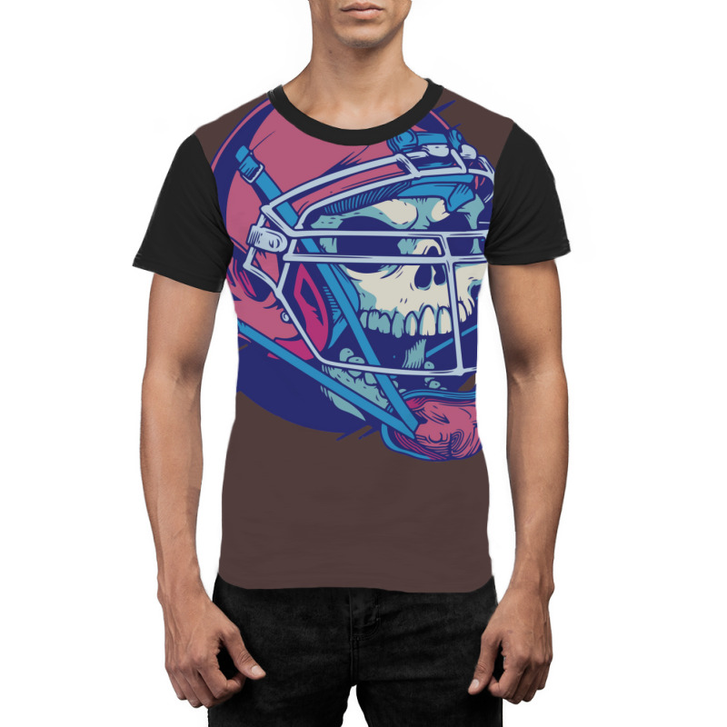 Football Helmet 8 Graphic T-shirt by elkiingahiroo | Artistshot