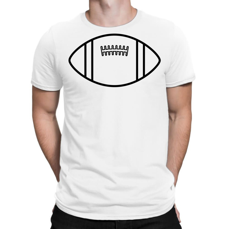 Football Outline 15 T-Shirt by elkiingahiroo | Artistshot