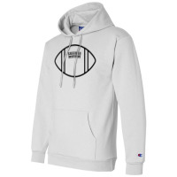 Football Outline 15 Champion Hoodie | Artistshot