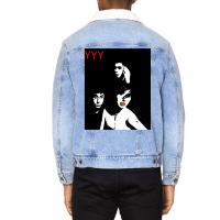 Yeah Yeah Yeahs In Black And White Classic  Humor Unisex Sherpa-lined Denim Jacket | Artistshot