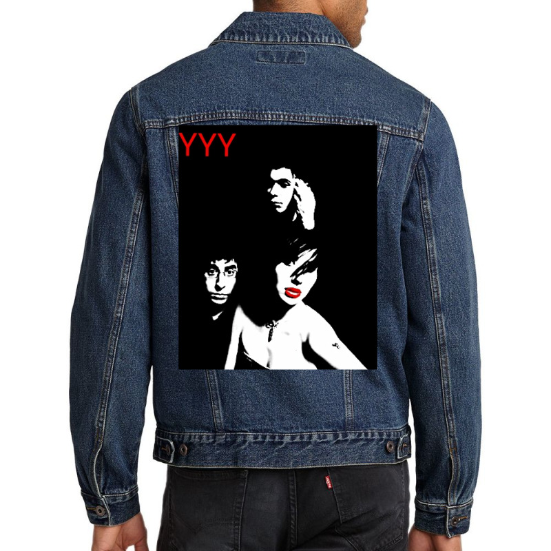 Yeah Yeah Yeahs In Black And White Classic  Humor Men Denim Jacket by rhmatijariahp | Artistshot