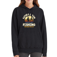 Limited Edition Father And Son Fishing Partners For Life Fishing Vintage Hoodie | Artistshot