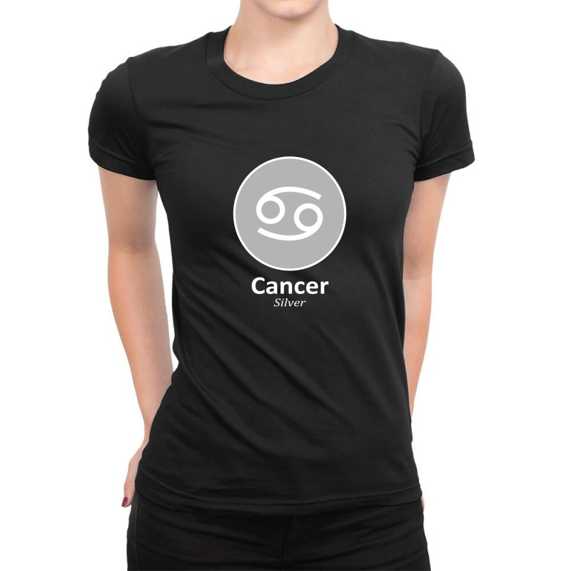 Cancer Silver Nft And Metaverse Ladies Fitted T-Shirt by manishjyotistore | Artistshot