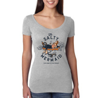 The Salty Mermaid Dive Bar & Fish Shack Women's Triblend Scoop T-shirt | Artistshot