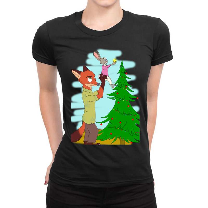 Zootopia Christmas Special Ladies Fitted T-Shirt by CHRISTMAS20 | Artistshot