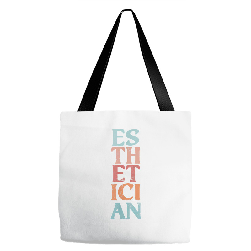 Esthetician Aesthetician Beautician Cosmetology Vintage T Shirt Tote Bags | Artistshot