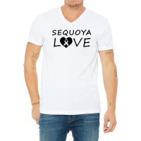 Womens Wilkinsi Designs Sequoya Love No Initial V Neck T Shirt V-neck Tee | Artistshot