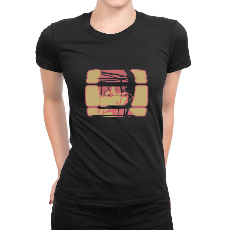 Serial Experiment Lain Distortion 1 Ladies Fitted T-Shirt by DesmondBalts | Artistshot