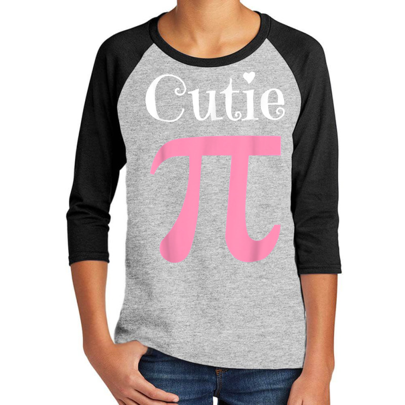 Funny Pi Symbol Shirt Cutie Pie National Pi Day T Shirt Youth 3/4 Sleeve | Artistshot