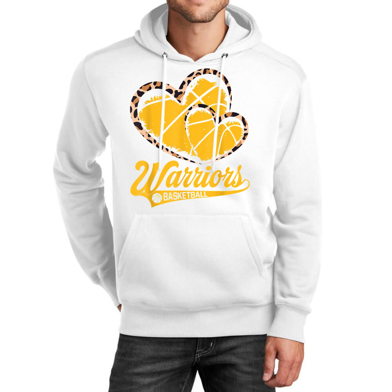 Golden 2022 Basketball Leopard Heart For Men Women Warriors T Shirt Unisex Hoodie | Artistshot