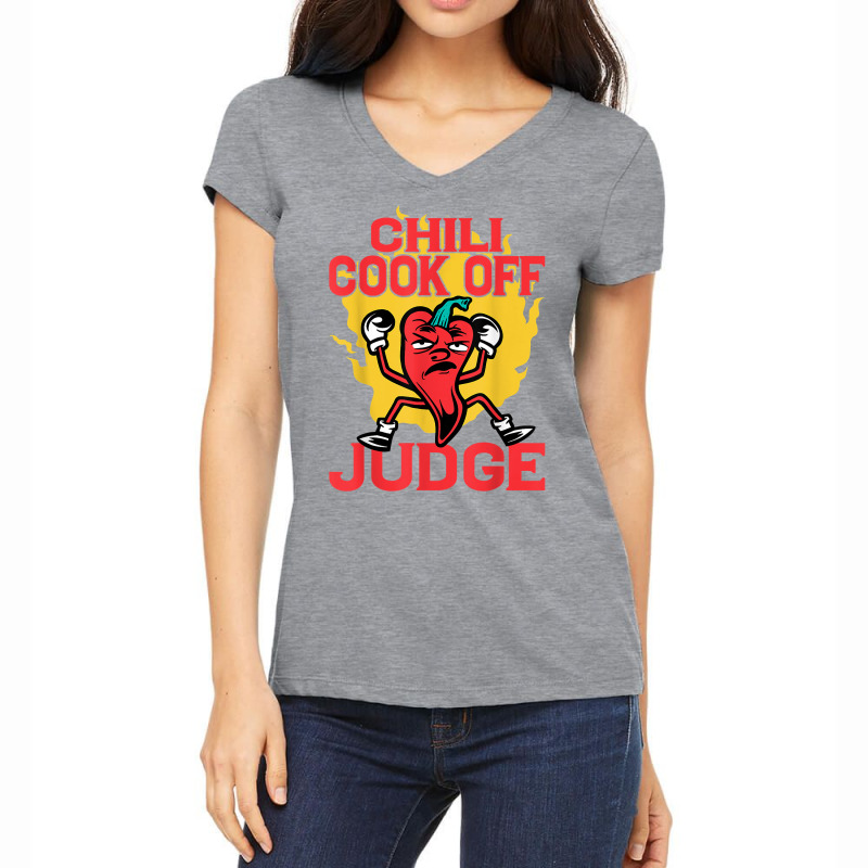 Chili Cook Off Judge      T Shirt Women's V-Neck T-Shirt by darrene68stu | Artistshot