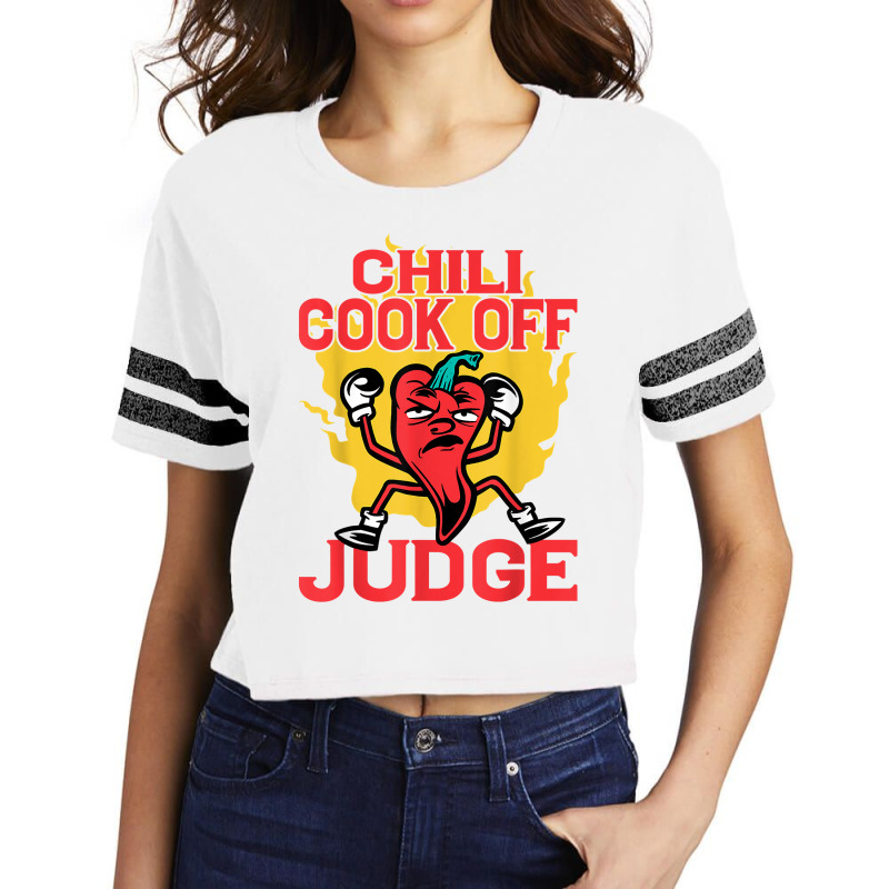 Chili Cook Off Judge      T Shirt Scorecard Crop Tee by darrene68stu | Artistshot