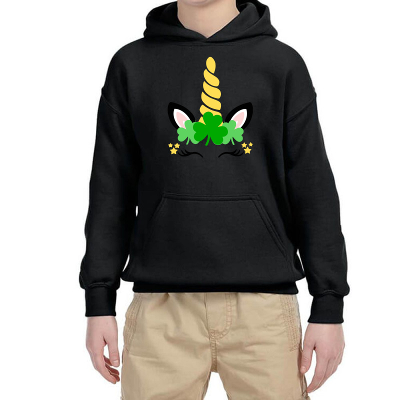 St Patricks Day Unicorn Youth Hoodie | Artistshot