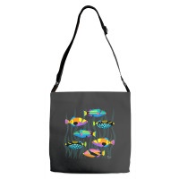 Limited Edition Hawaiian Triggerfish Coral Reef Tropical Fish Adjustable Strap Totes | Artistshot