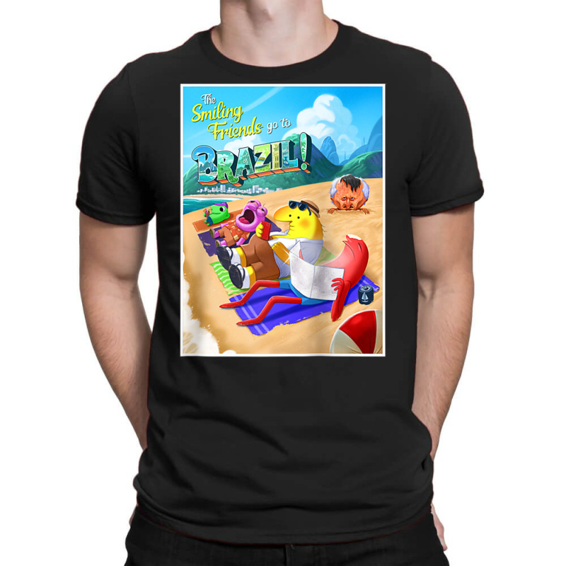 The Smiling Friends Go To Brazil! Raglan Baseball Tee T-shirt | Artistshot