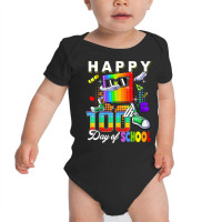 Happy 100 Days Of School And Still Poppin 100th Day Funny T Shirt Baby Bodysuit | Artistshot