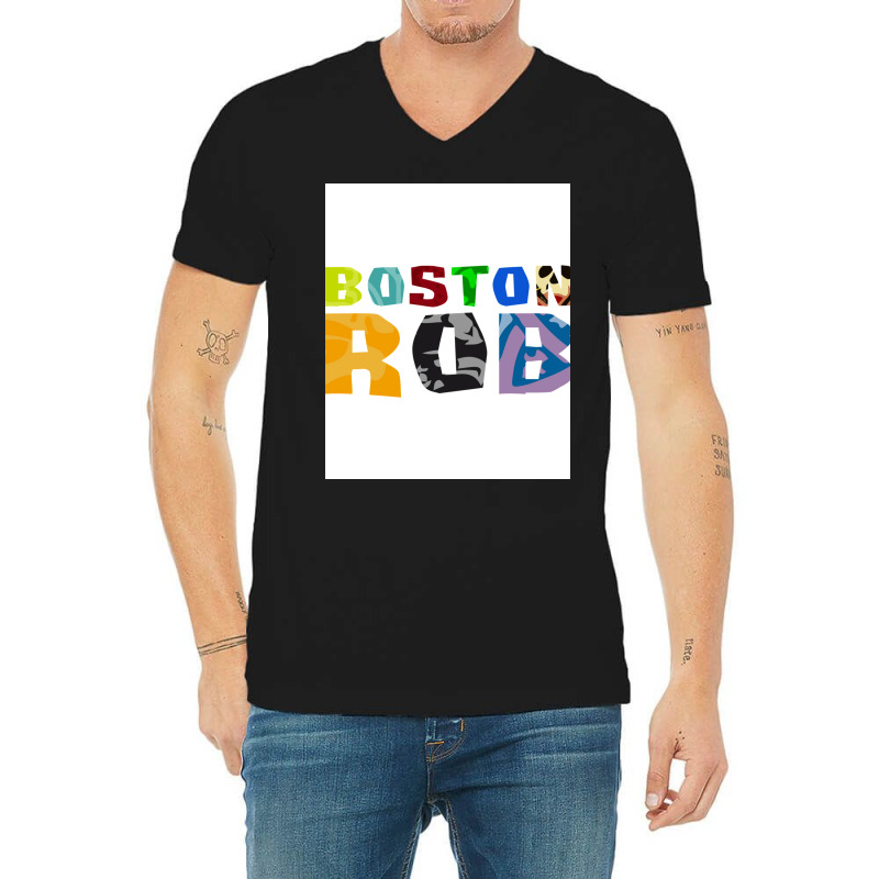 Boston Rob Poster Summer V-Neck Tee by wusuaamorvinc | Artistshot