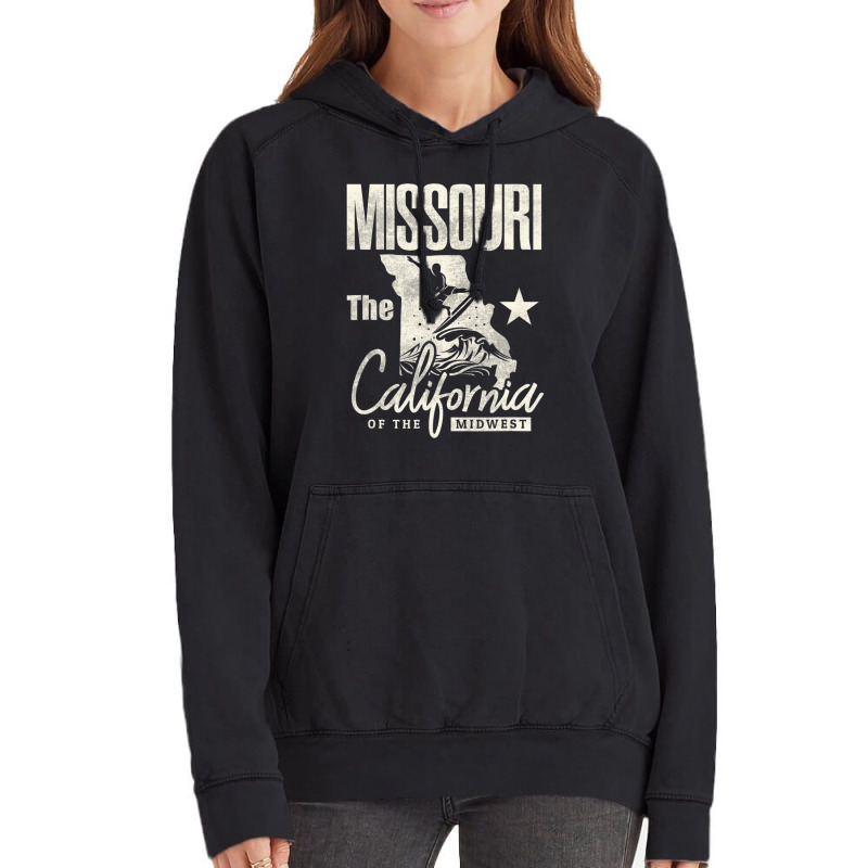 Trending Funny State Of Missouri The California Of The Midwes Vintage Hoodie | Artistshot