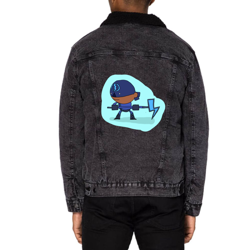 Brawlhalla  First Edition Sentinel 1 Unisex Sherpa-lined Denim Jacket | Artistshot