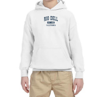 Rio Dell California Ca Vintage Athletic Sports Design Youth Hoodie | Artistshot