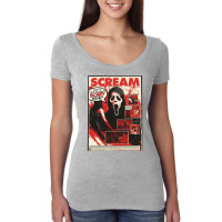 Scream Scary Movie Women's Triblend Scoop T-shirt | Artistshot