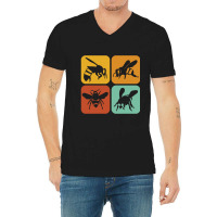 Bee T Shirt Retro Bees  Aesthetic I Wild Bee I Bumble Bee V-neck Tee | Artistshot