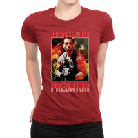 Predator Original Film Art Classic  80s E Ladies Fitted T-shirt | Artistshot