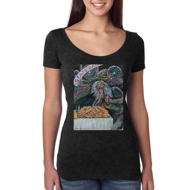 Limited Edition Saturn Devouring His Dogs Women's Triblend Scoop T-shirt by Jankonen637 | Artistshot