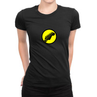 Electric Guitar Sign (black & Yellow) Ladies Fitted T-shirt | Artistshot